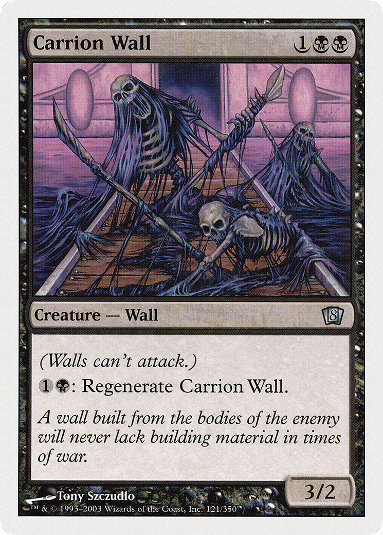 Carrion Wall (8ED-121) [8th Edition] MTG Single Wizards of the Coast