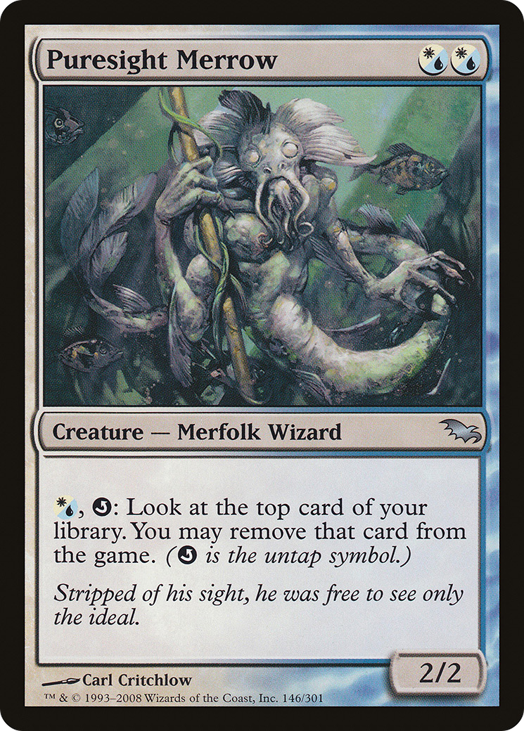 Puresight Merrow (SHM-146) [Shadowmoor] Foil MTG Single Wizards of the Coast