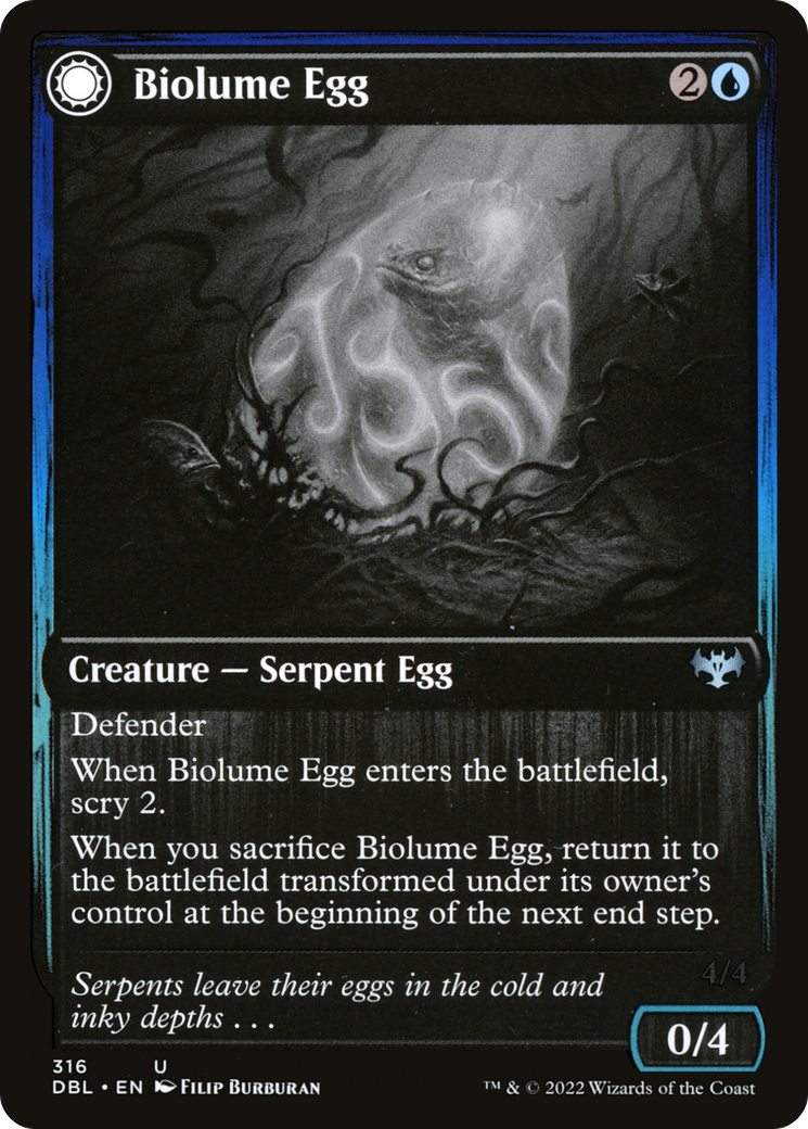 Biolume Egg (DBL-316) [Innistrad: Double Feature] Foil MTG Single Wizards of the Coast
