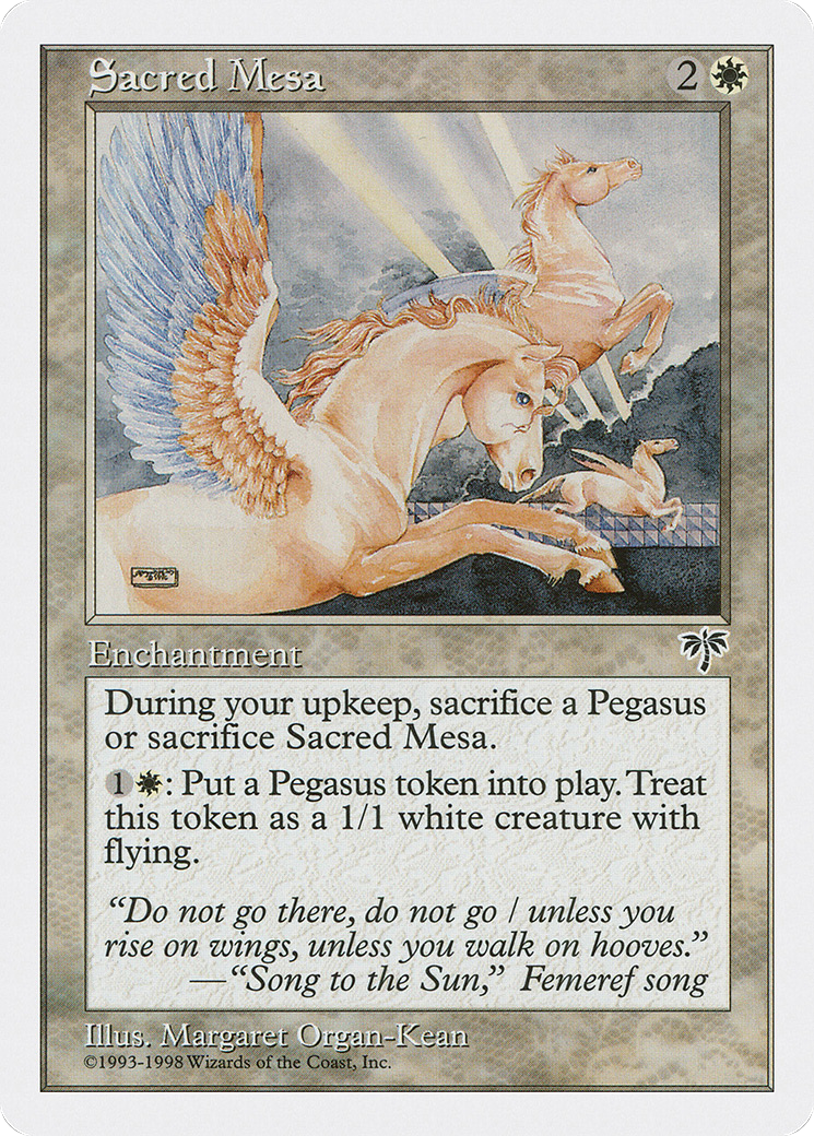 Sacred Mesa (ATH-013) [Anthologies] MTG Single Wizards of the Coast