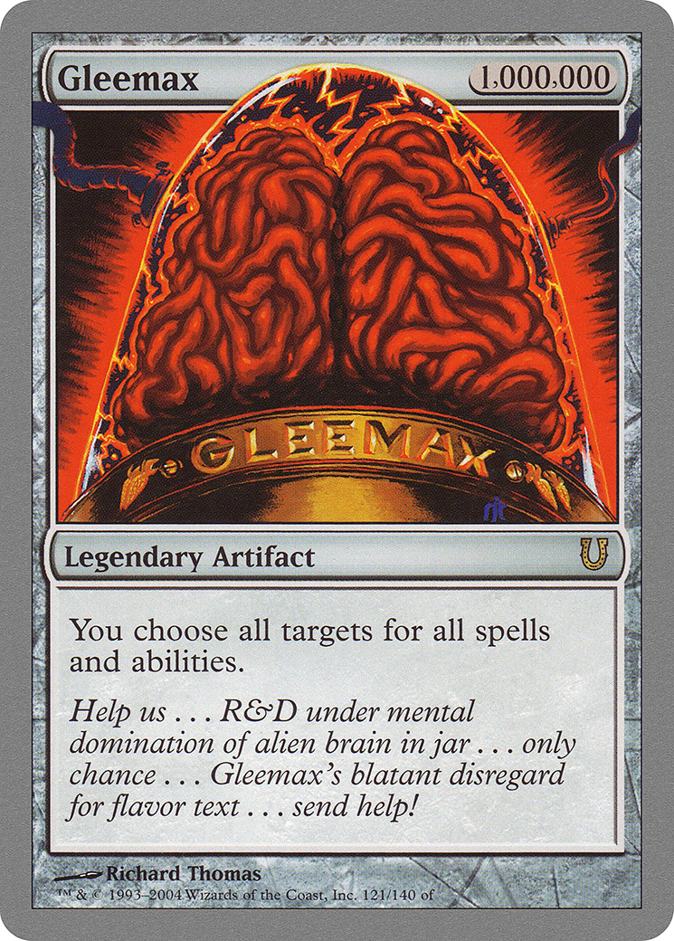 Gleemax (UNH-121) [Unhinged] MTG Single Wizards of the Coast