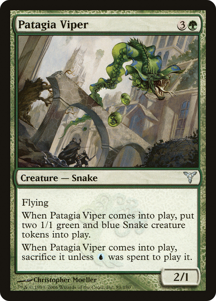Patagia Viper (DIS-089) [Dissension] Foil MTG Single Wizards of the Coast