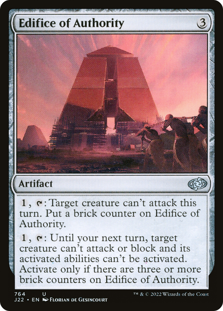 Edifice of Authority (J22-764) [Jumpstart 2022] MTG Single Wizards of the Coast
