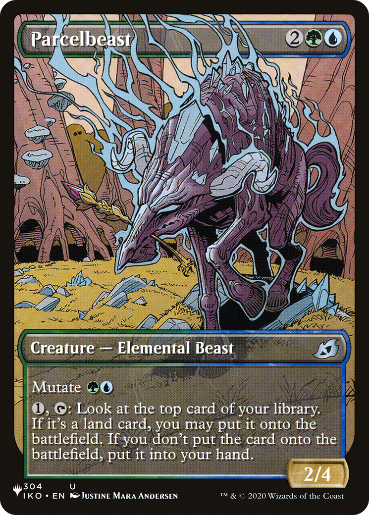 Parcelbeast (LIST-IKO-304) [Mystery Booster] The List (Showcase) MTG Single Wizards of the Coast
