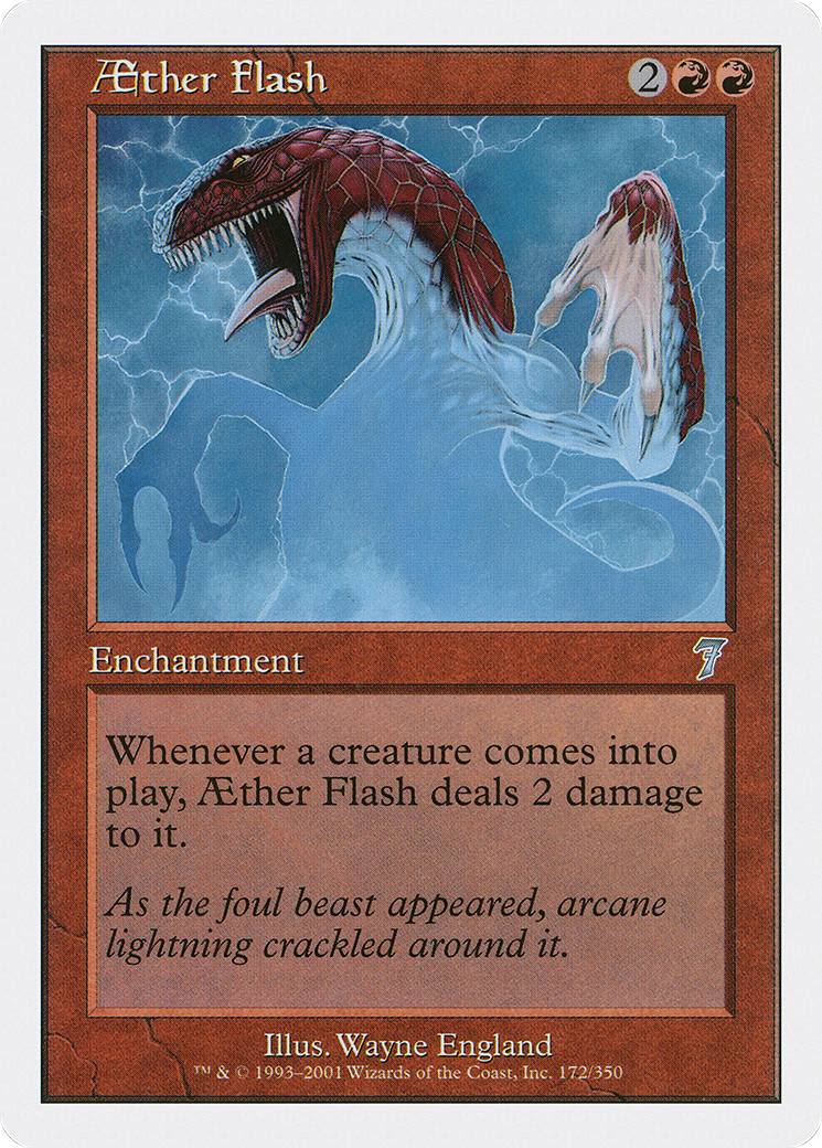 Aether Flash (7ED-172) [7th Edition] MTG Single Wizards of the Coast