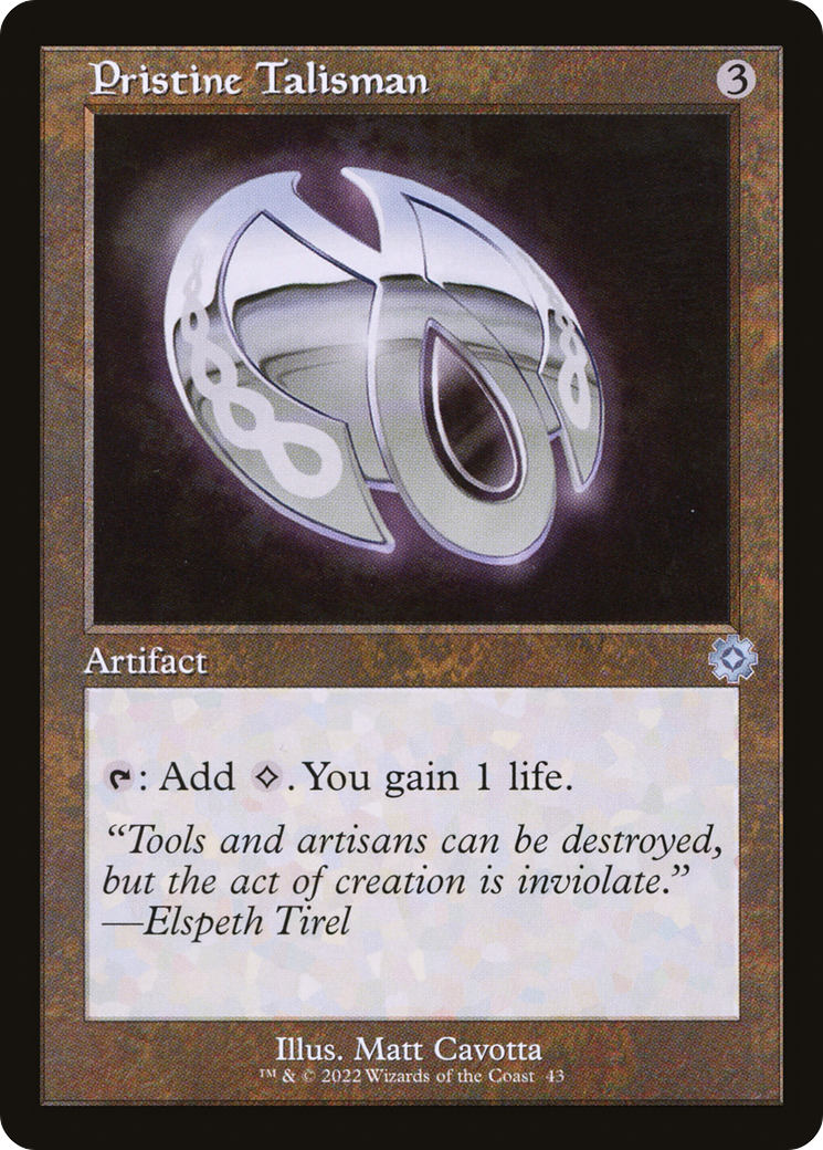 Pristine Talisman (BRR-043) [The Brothers' War Retro Artifacts] MTG Single Wizards of the Coast
