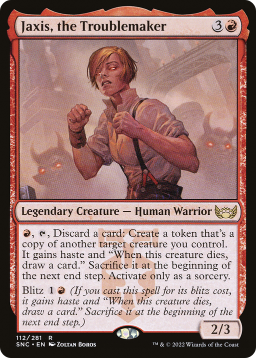 Jaxis, the Troublemaker (SNC-112) [Streets of New Capenna] MTG Single Wizards of the Coast