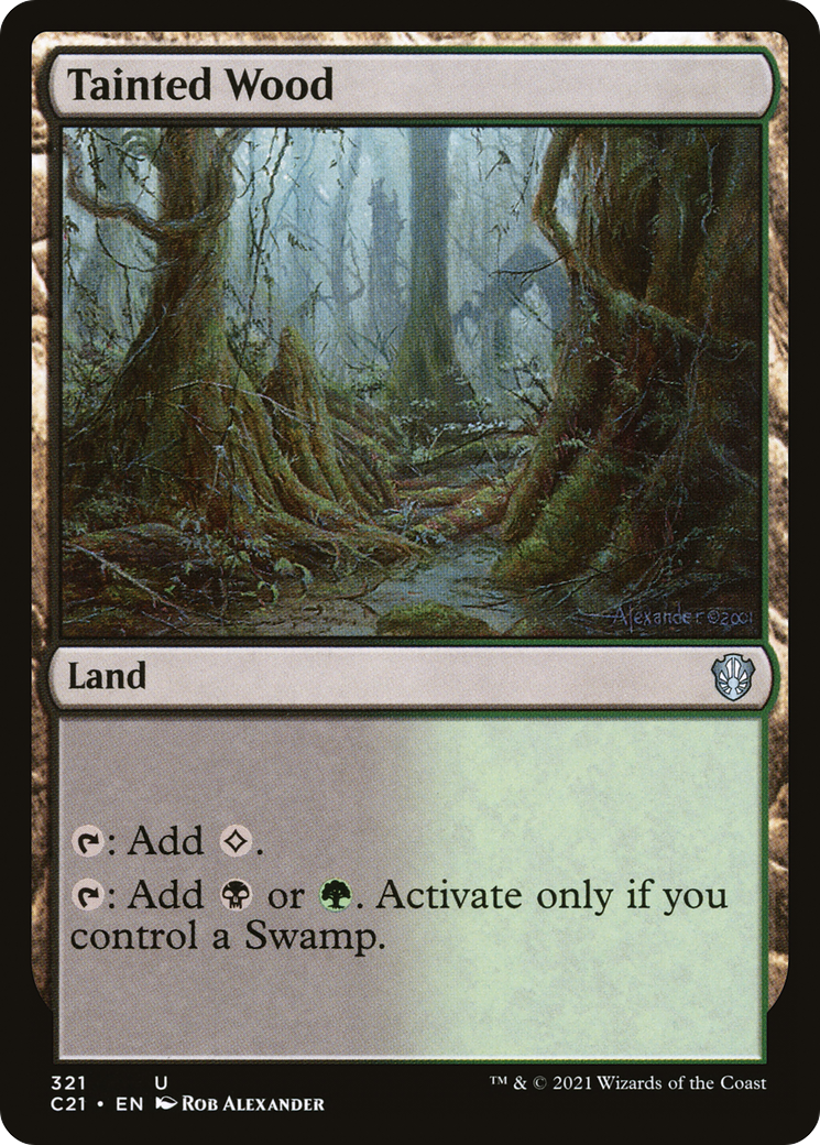 Tainted Wood (C21-321) [Commander 2021] MTG Single Wizards of the Coast