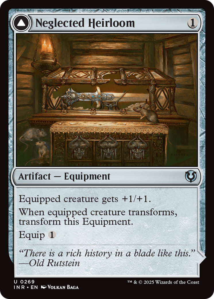 Neglected Heirloom (INR-269) [Innistrad Remastered] Foil MTG Single Wizards of the Coast