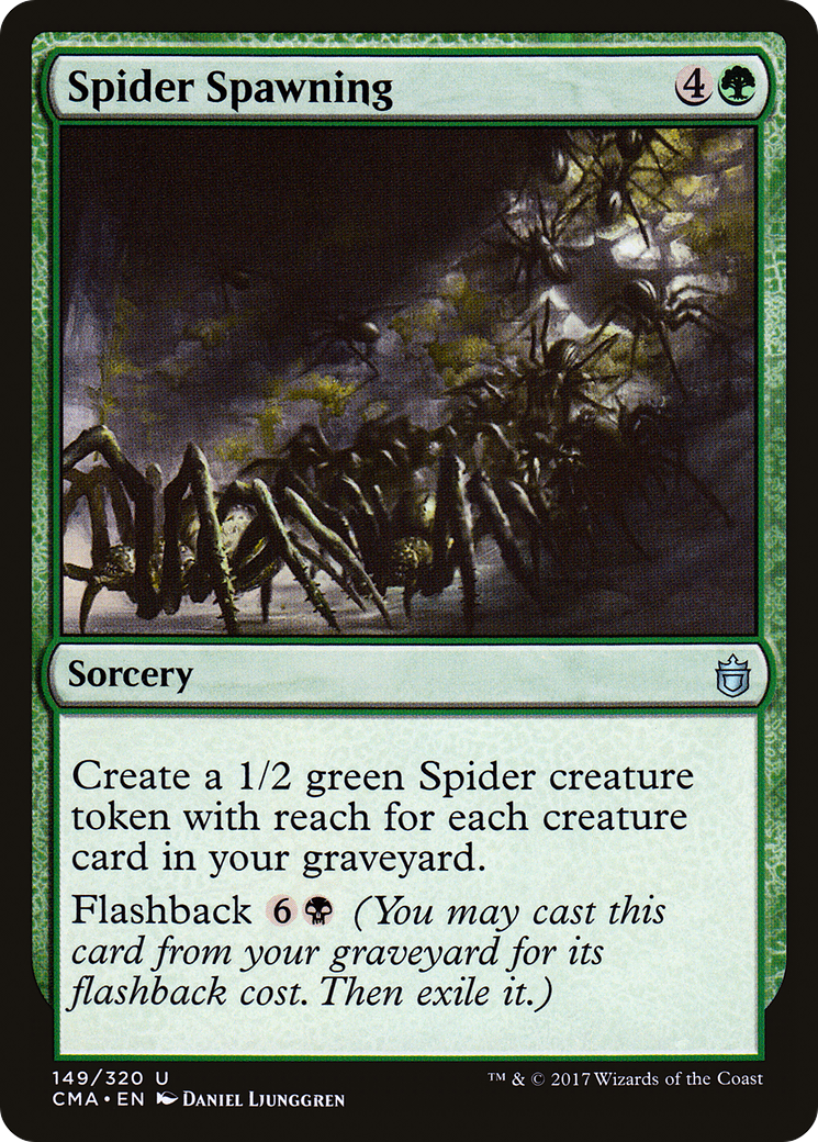 Spider Spawning (CMA-149) [Commander Anthology] MTG Single Wizards of the Coast