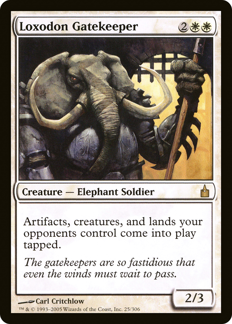 Loxodon Gatekeeper (RAV-025) [Ravnica: City of Guilds] Foil MTG Single Wizards of the Coast