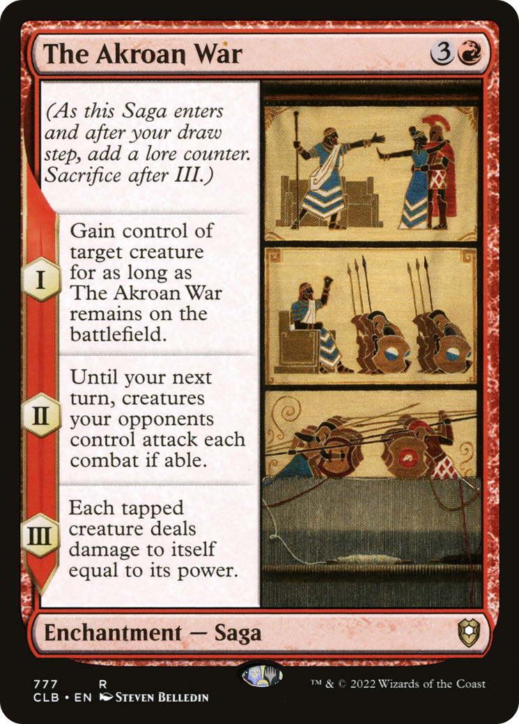 The Akroan War (CLB-777) [Commander Legends: Battle for Baldur's Gate] MTG Single Wizards of the Coast