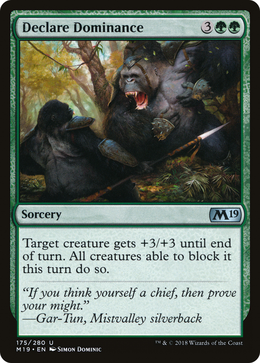 Declare Dominance (M19-175) [Core Set 2019] MTG Single Wizards of the Coast
