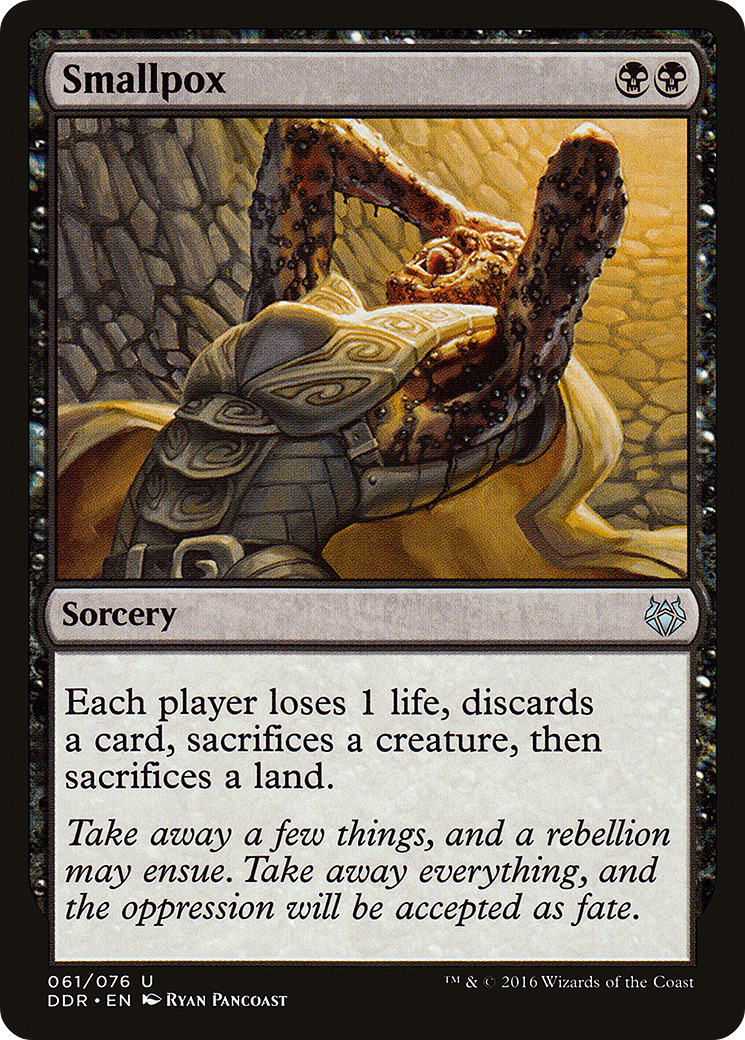 Smallpox (DDR-061) [Misc] Duel Decks: Nissa vs. Ob Nixilis MTG Single Wizards of the Coast