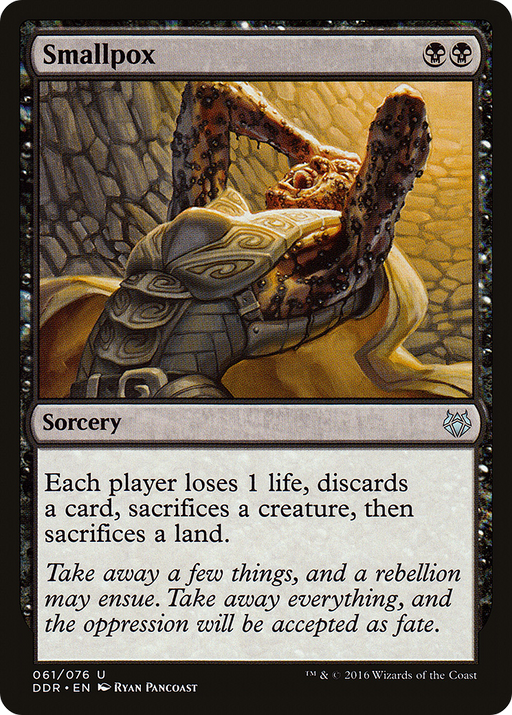 Smallpox (DDR-061) [Misc] Duel Decks: Nissa vs. Ob Nixilis MTG Single Wizards of the Coast