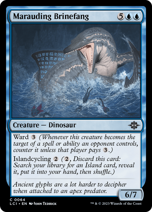 Marauding Brinefang (LCI-064) [The Lost Caverns of Ixalan] MTG Single Wizards of the Coast