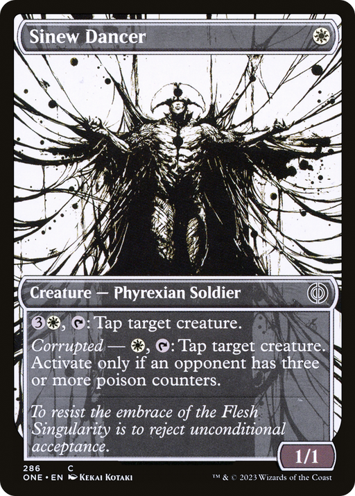 Sinew Dancer (ONE-286) [Phyrexia: All Will Be One] (Showcase) Foil MTG Single Wizards of the Coast