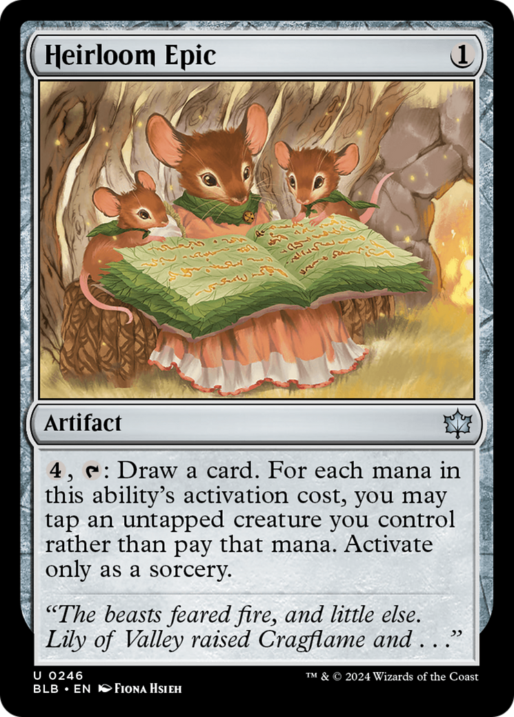 Heirloom Epic (BLB-246) [Bloomburrow] MTG Single Wizards of the Coast