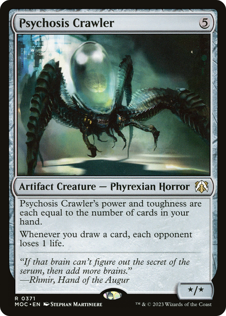 Psychosis Crawler (MOC-371) [March of the Machine Commander] MTG Single Wizards of the Coast
