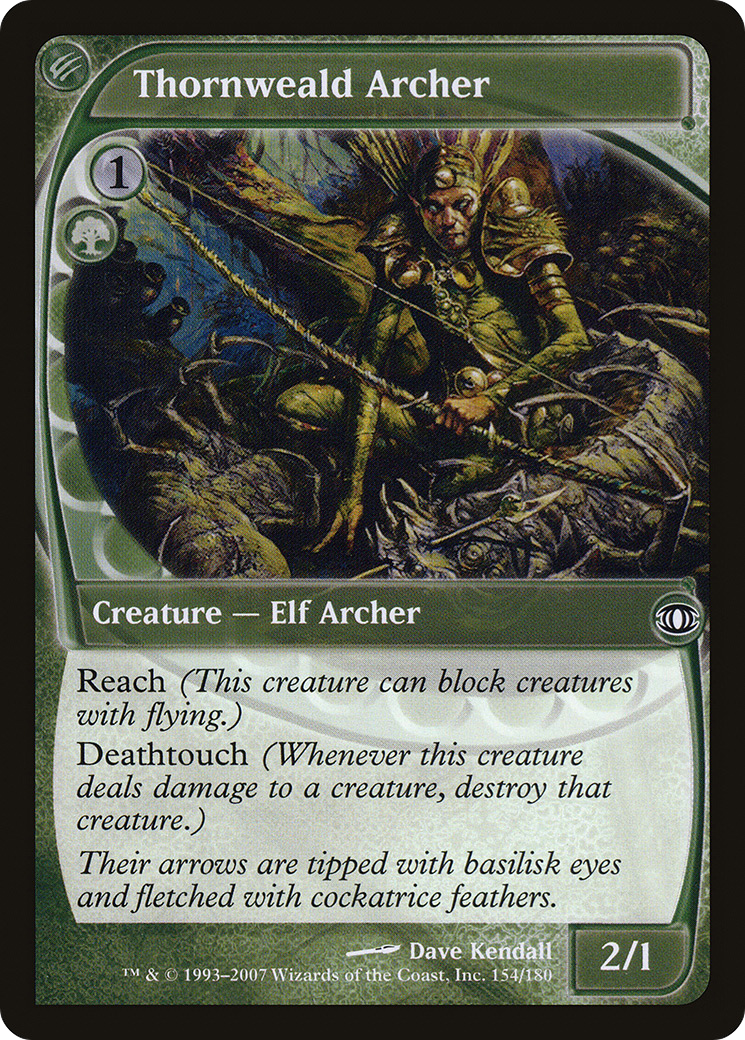Thornweald Archer (FUT-154) [Future Sight] Foil MTG Single Wizards of the Coast