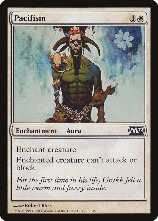 Pacifism (M12-028) [Magic 2012] Foil MTG Single Wizards of the Coast