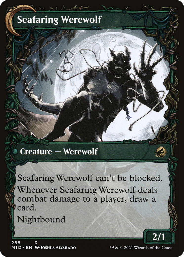 Suspicious Stowaway (MID-288) [Innistrad: Midnight Hunt] (Showcase) Foil MTG Single Wizards of the Coast