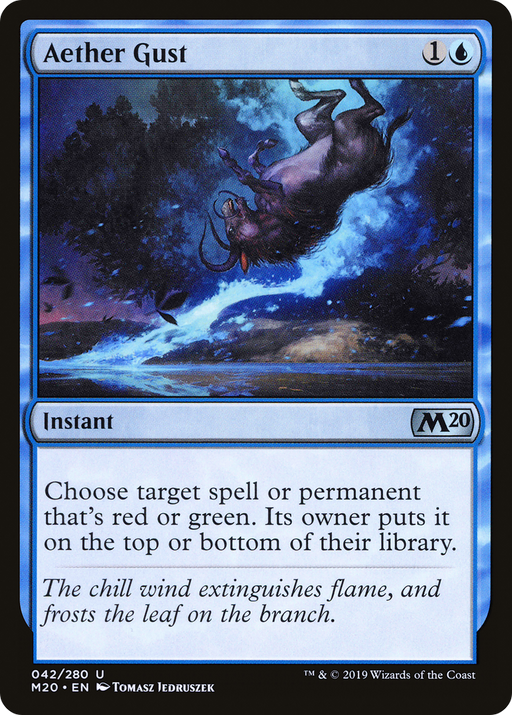 Aether Gust (M20-042) [Core Set 2020] Foil MTG Single Wizards of the Coast