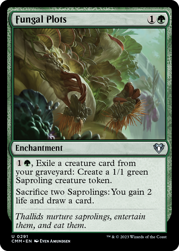 Fungal Plots (CMM-291) [Commander Masters] MTG Single Wizards of the Coast