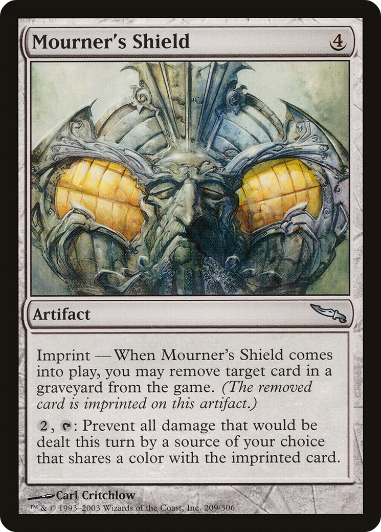 Mourner's Shield (MRD-209) [Mirrodin] Foil MTG Single Wizards of the Coast