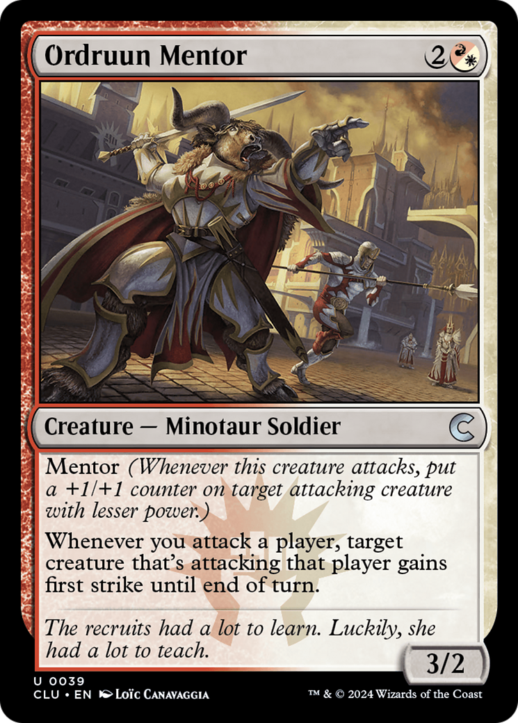 Ordruun Mentor (CLU-039) [Ravnica: Clue Edition] MTG Single Wizards of the Coast