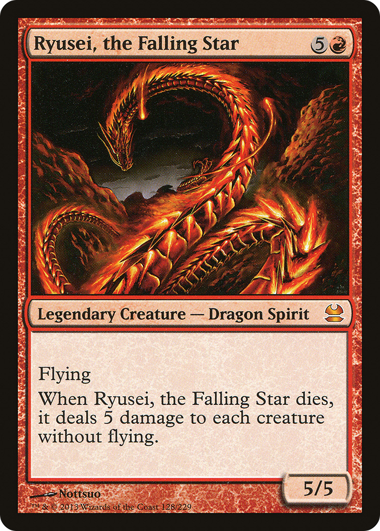 Ryusei, the Falling Star (MMA-128) [Modern Masters] Foil MTG Single Modern Masters