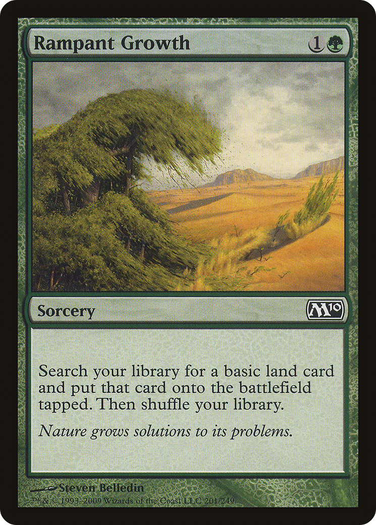 Rampant Growth (M10-201) [Magic 2010] Foil MTG Single Wizards of the Coast