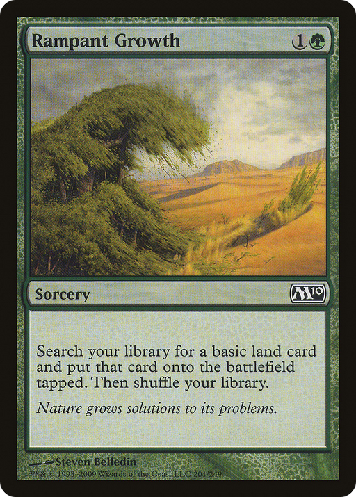 Rampant Growth (M10-201) [Magic 2010] Foil MTG Single Wizards of the Coast