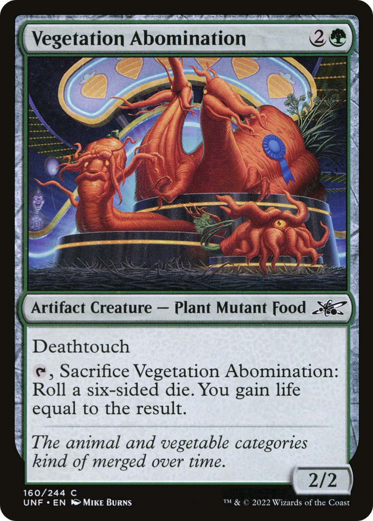 Vegetation Abomination (UNF-160) [Unfinity] MTG Single Wizards of the Coast