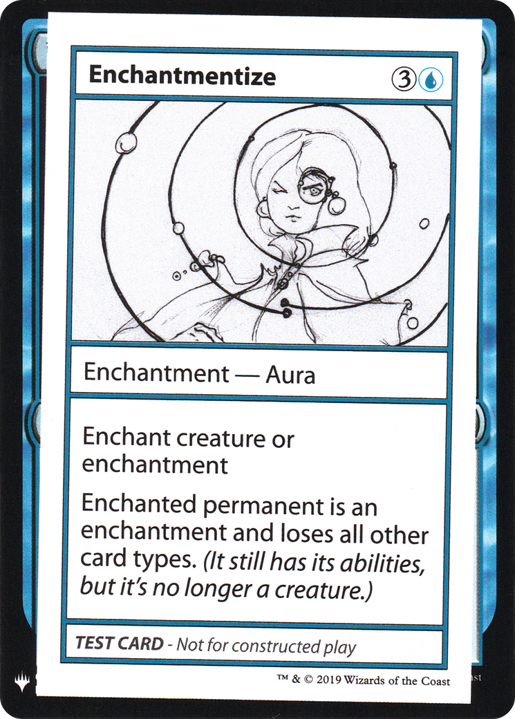 Enchantmentize (CMB1-) [Mystery Booster] Playtest Cards 2019 MTG Single Wizards of the Coast