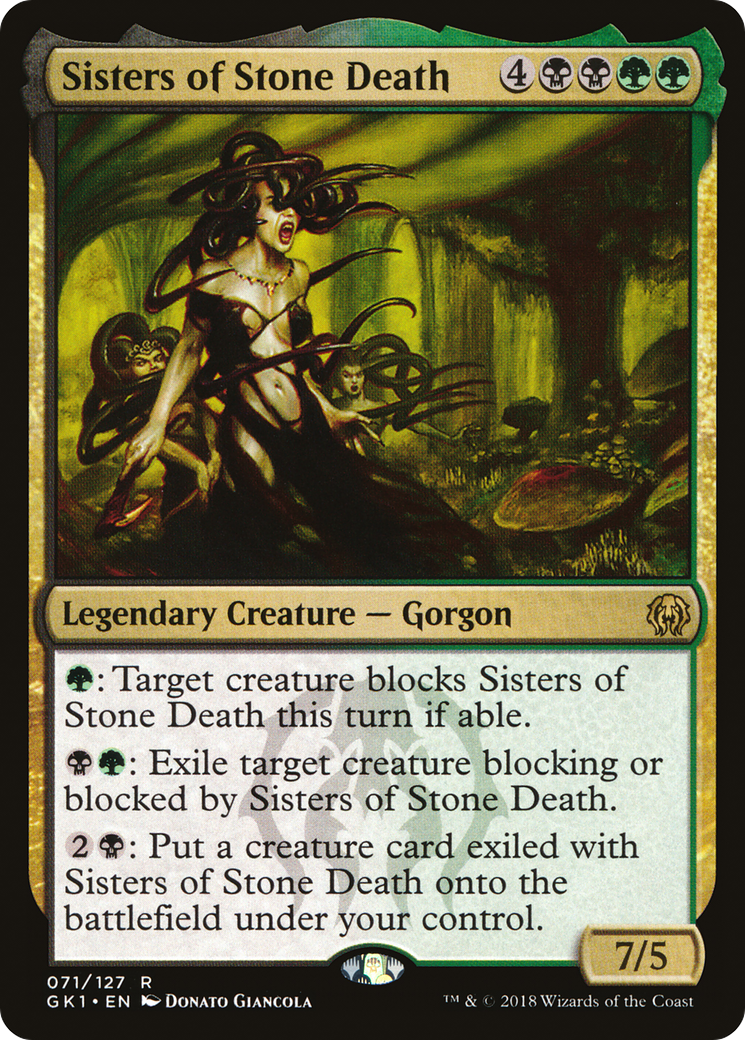 Sisters of Stone Death (GR1-071) [Misc] GRN Guild Kit MTG Single Wizards of the Coast
