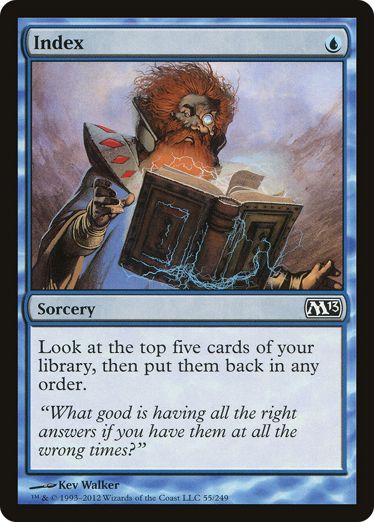 Index (M13-055) [Magic 2013] MTG Single Wizards of the Coast