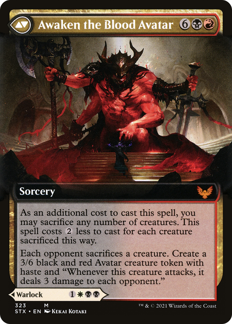 Extus, Oriq Overlord (STX-323) [Strixhaven: School of Mages] (Extended Art) Foil MTG Single Wizards of the Coast