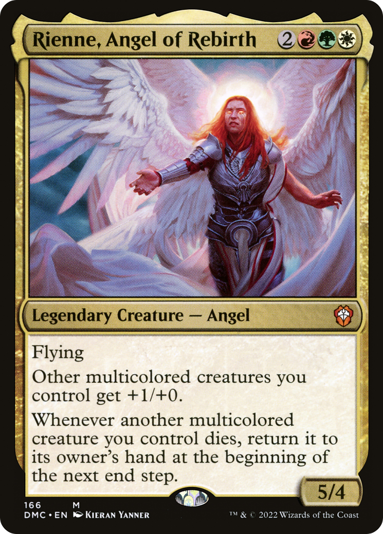 Rienne, Angel of Rebirth (DMC-166) [Dominaria United Commander] MTG Single Wizards of the Coast