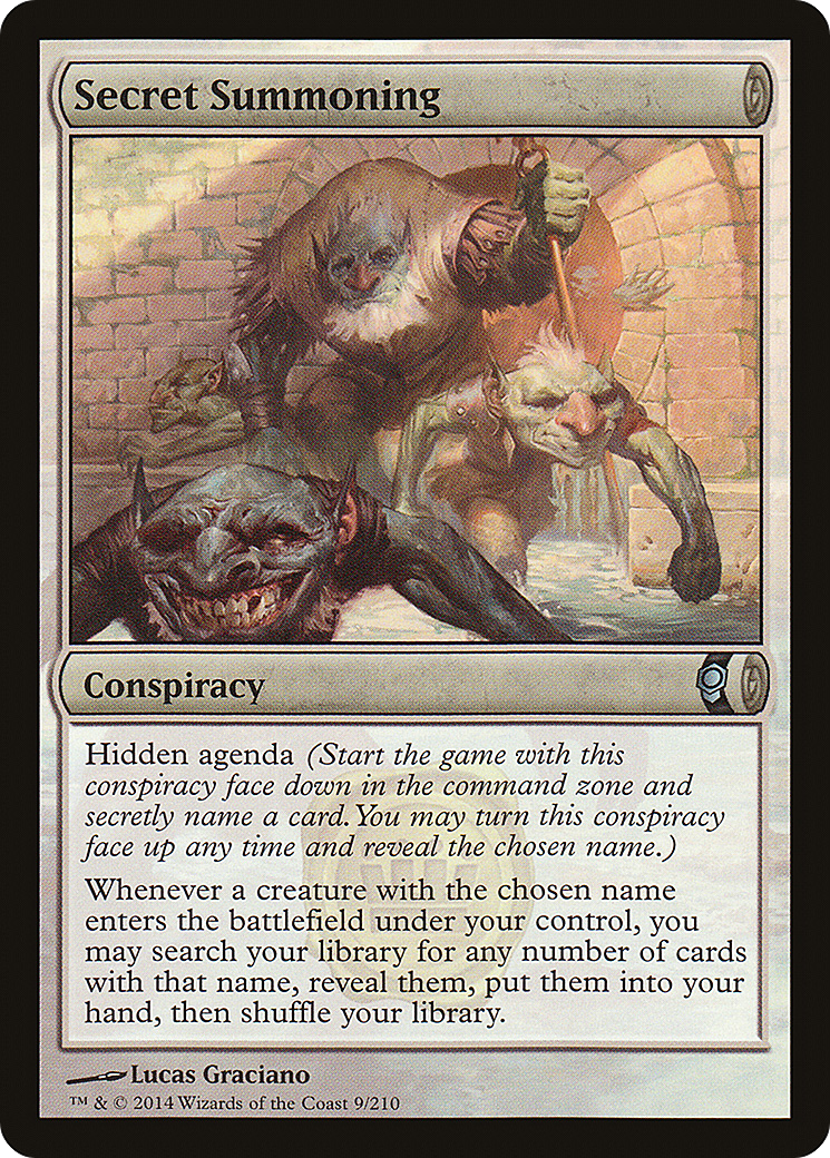 Secret Summoning (CNS-009) [Conspiracy] Foil MTG Single Wizards of the Coast