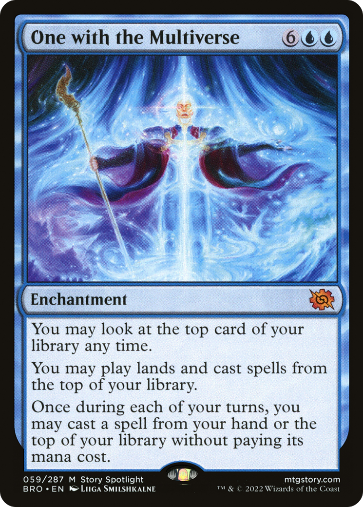 One with the Multiverse (BRO-059) [The Brothers' War] Foil MTG Single Wizards of the Coast