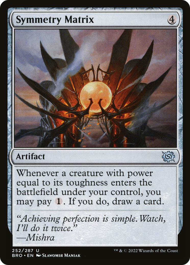Symmetry Matrix (BRO-252) [The Brothers' War] MTG Single Wizards of the Coast