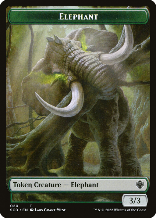 Elephant (TSCD-020) [Tokens] Starter Commander Deck Tokens MTG Single Wizards of the Coast