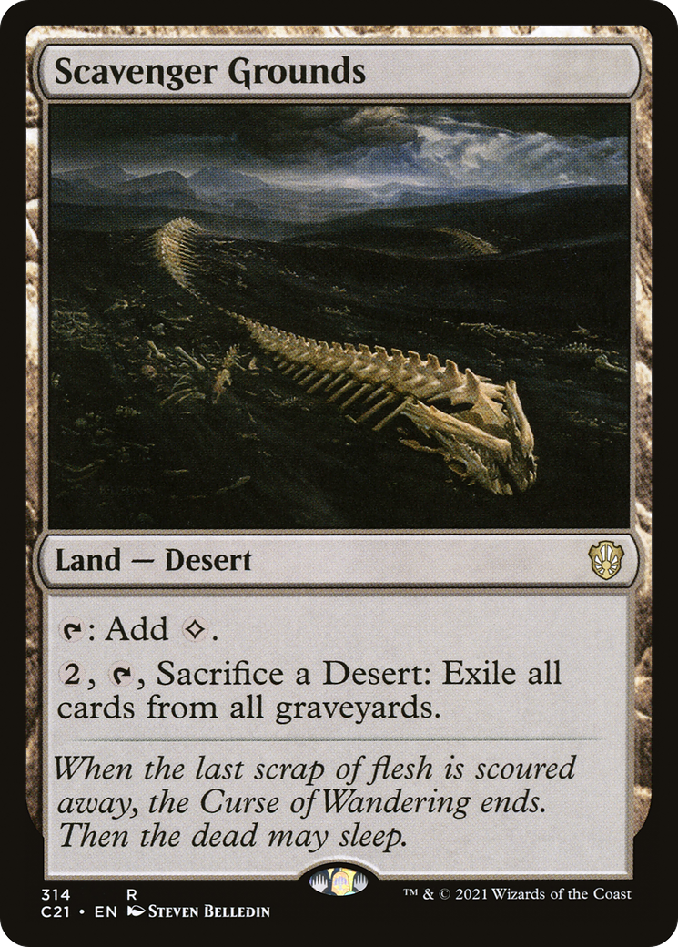 Scavenger Grounds (C21-314) [Commander 2021] MTG Single Wizards of the Coast