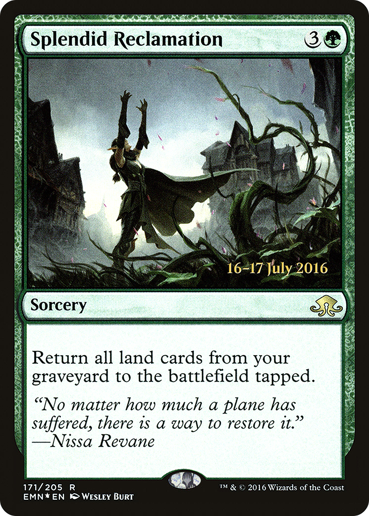 Splendid Reclamation (EMN) (PRE-171) [Eldritch Moon Promos] Foil MTG Single Wizards of the Coast