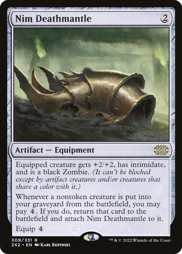 Nim Deathmantle (2X2-309) [Double Masters 2022] Foil MTG Single Wizards of the Coast