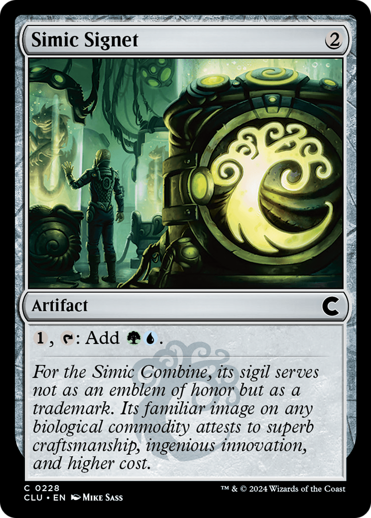 Simic Signet (CLU-228) [Ravnica: Clue Edition] MTG Single Wizards of the Coast