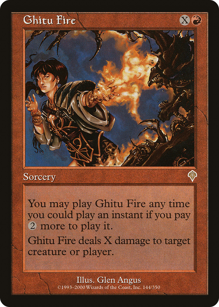 Ghitu Fire (INV-144) [Invasion] MTG Single Wizards of the Coast