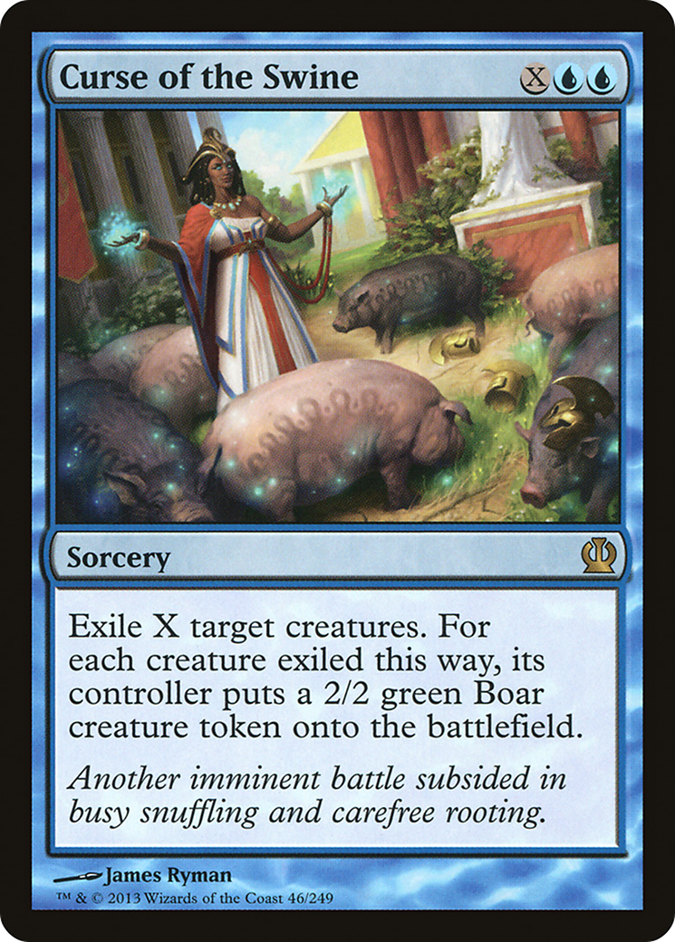 Curse of the Swine (THS-046) [Theros] Foil MTG Single Wizards of the Coast