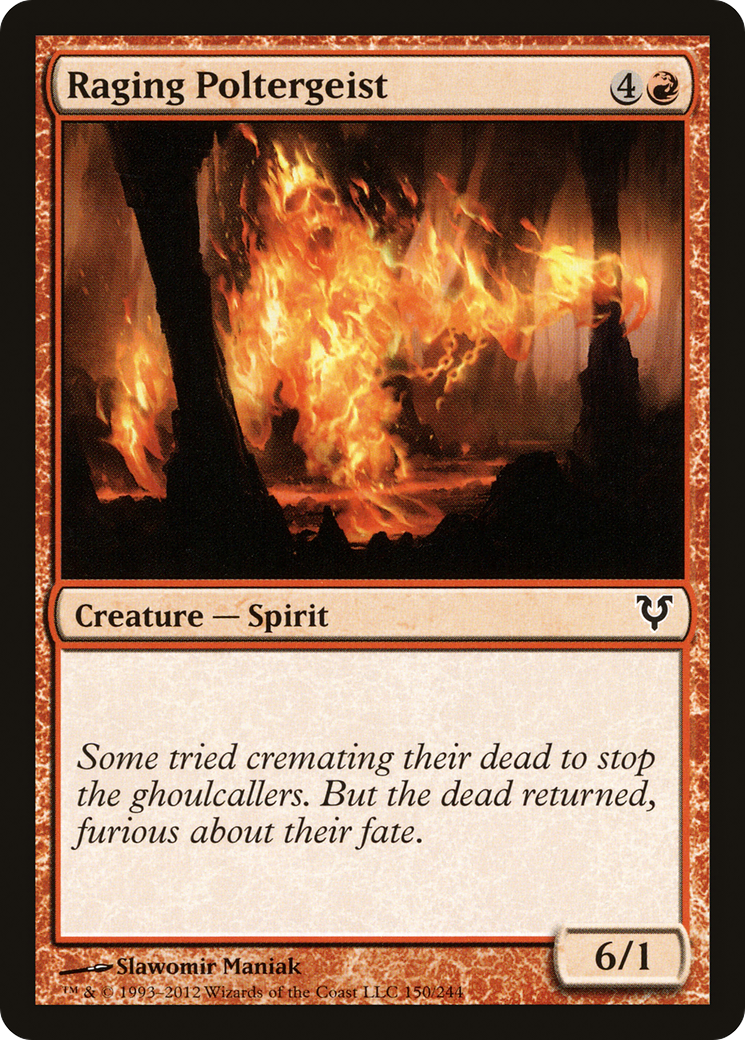 Raging Poltergeist (AVR-150) [Avacyn Restored] MTG Single Wizards of the Coast
